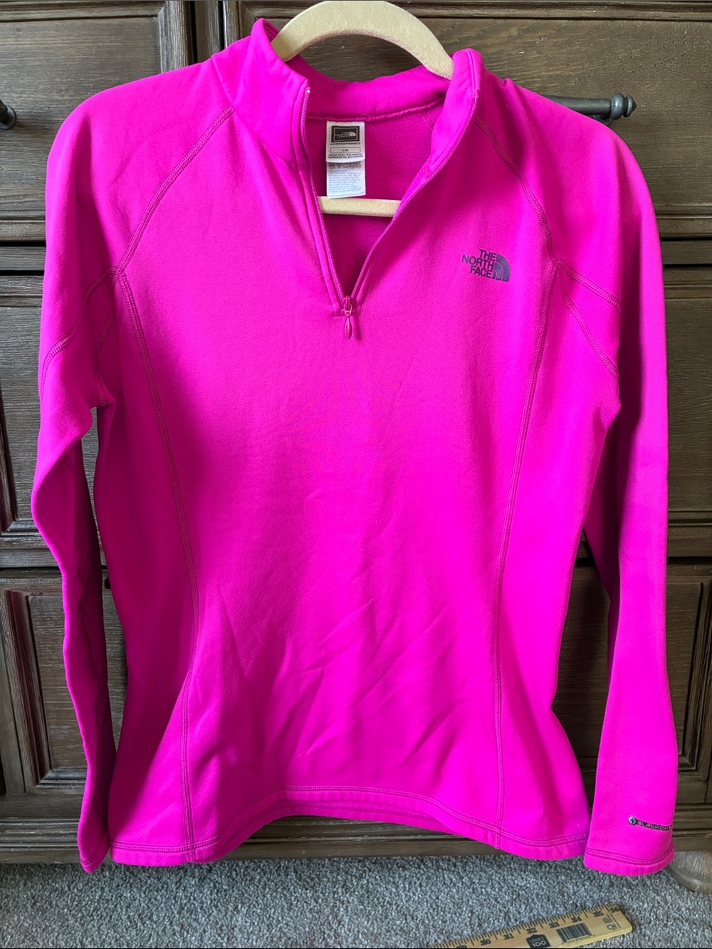 The North Face Women's Bright Pink Half-Zip Pullover